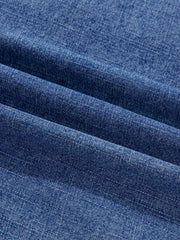 classic button-up shirt in Dusty Blue with collared