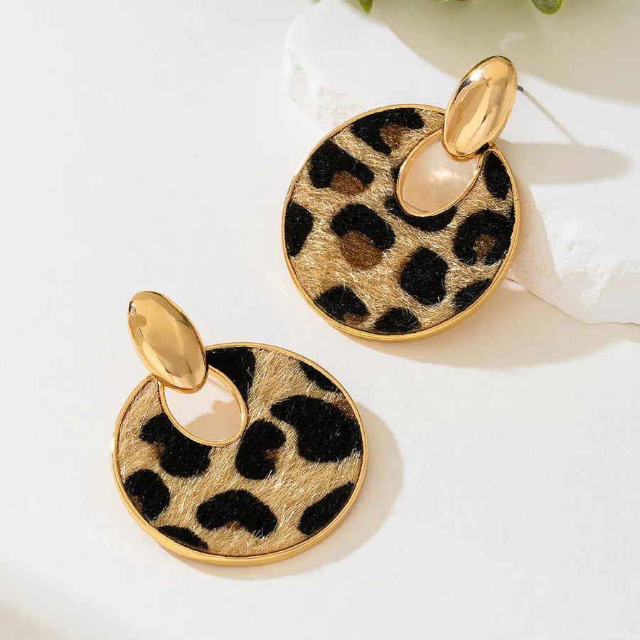18K Gold-Plated,Alloy Care instructions: Avoid wearing during exercise, as sweat earrings in tan with dangle silhouette