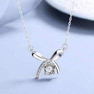 Platinum-Plated,925 sterling silver,Zircon Care instructions: Avoid wearing duri necklace in Silver with not applicable