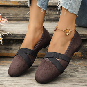 loafers in burgundy