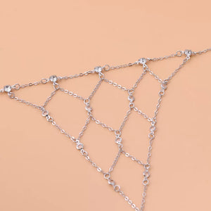 Elegant 18k Gold-plated Chain Bracelet With Rhinestones option 8