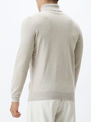 95%polyester,5%spandex Care instructions: Machine wash cold turtleneck sweater in Dark Gray with slim silhouette