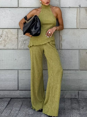 Green with Two-Piece Sets