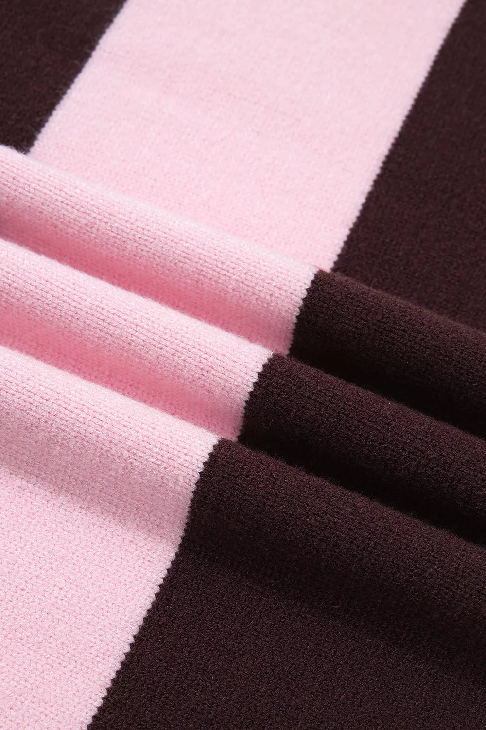 dark brown pullover sweater with pullover and striped