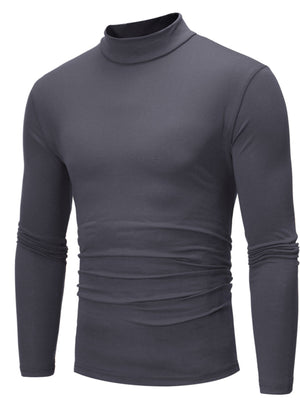 t-shirt in charcoal featuring stretch and slim fit