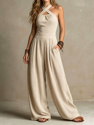 jumpsuit featuring striped in Navy Blue with 100% polyester Care instructions: Machine wash cold texture