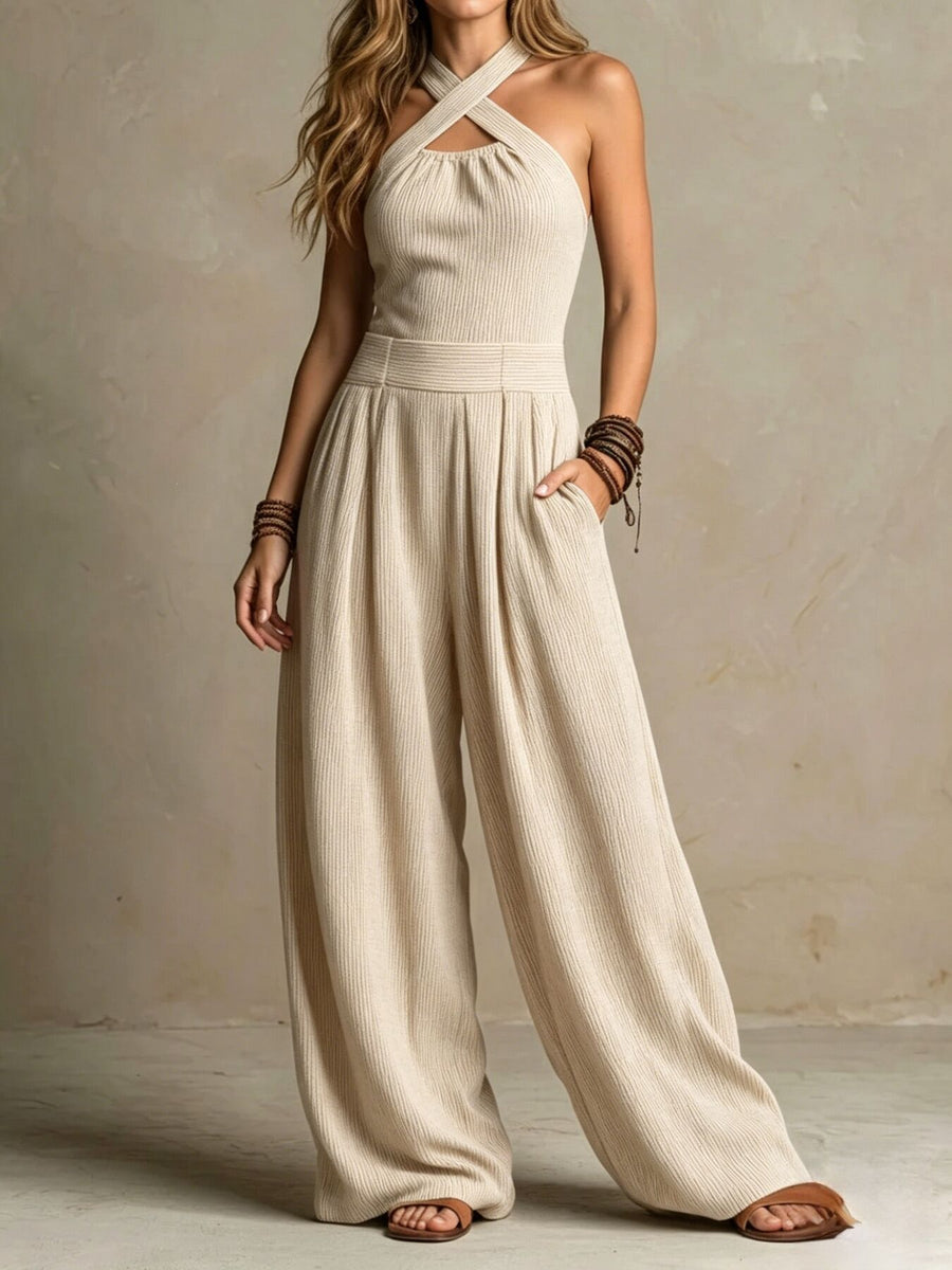 jumpsuit featuring striped in Navy Blue with 100% polyester Care instructions: Machine wash cold texture