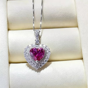 1 Carat 925 Sterling Silver Moissanite Necklace option 4