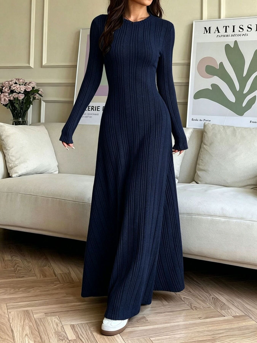 light gray sweater dress