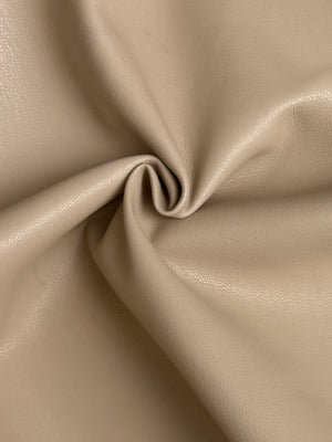 Camel Color relaxed vest with notch lapel