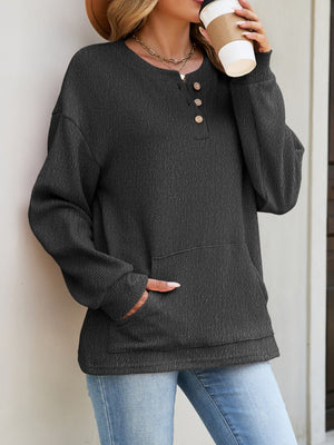 sweatshirt in Brown
