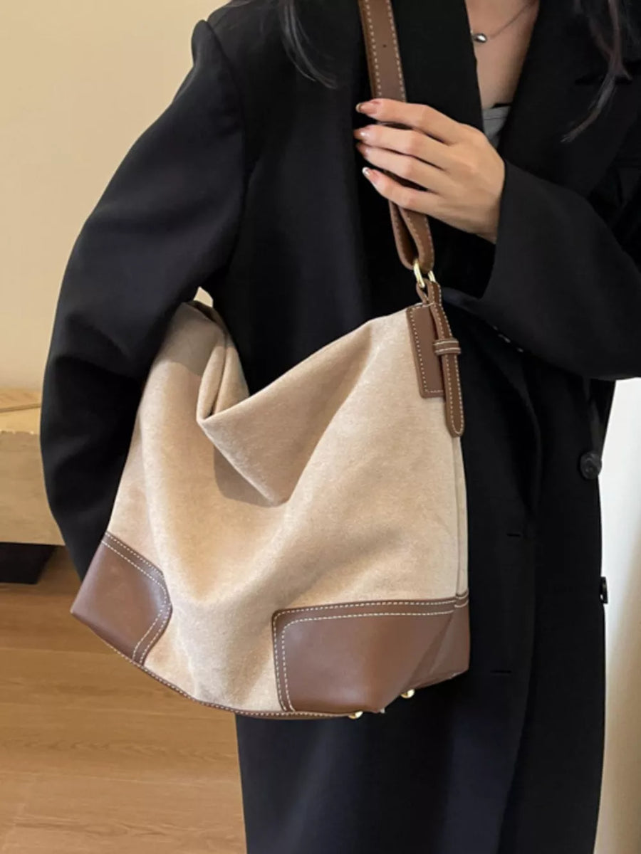 Color Block Shoulder Bag option 6