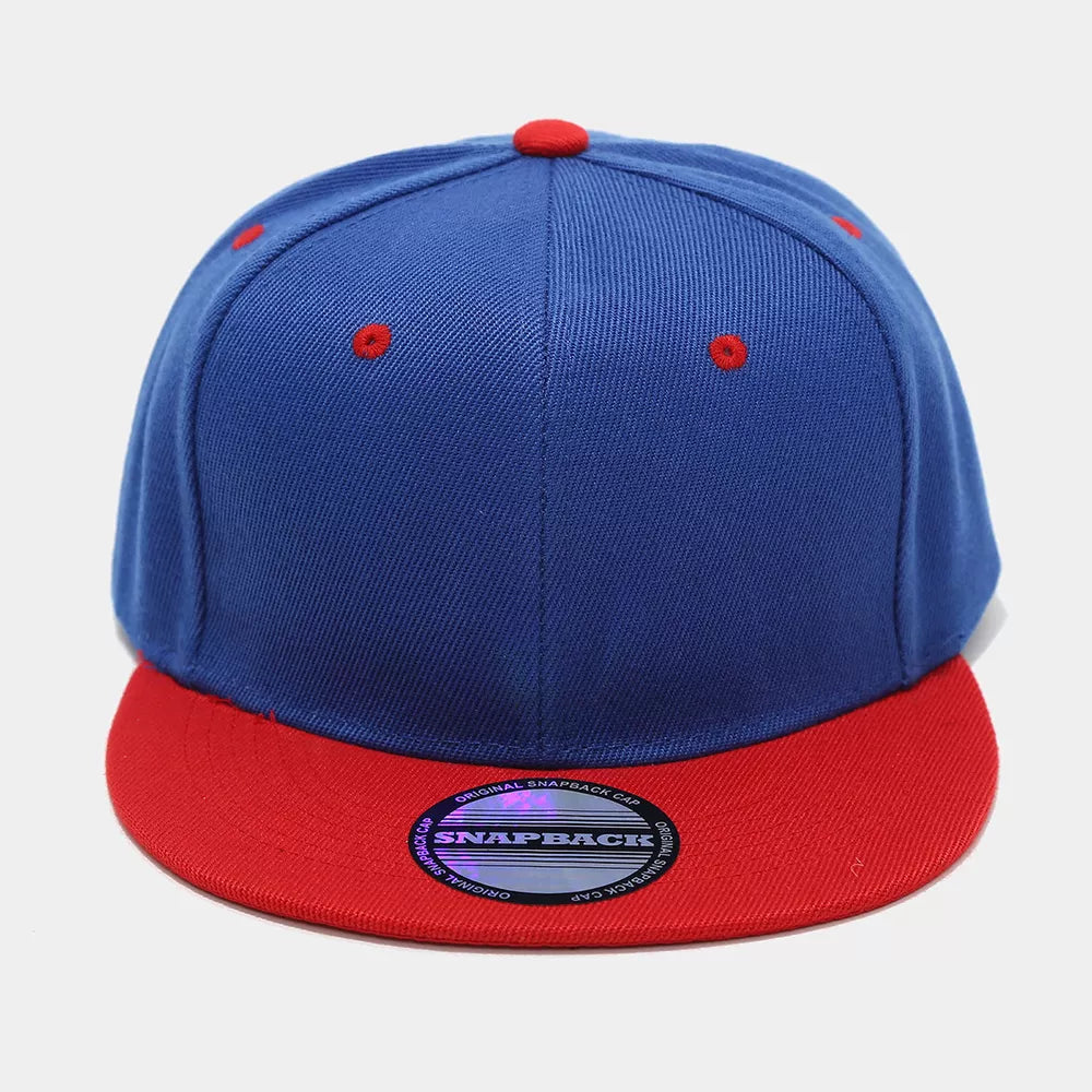 royal blue cap with color-block and N/A