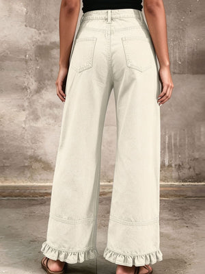 jeans in Medium with buttoned and full-length