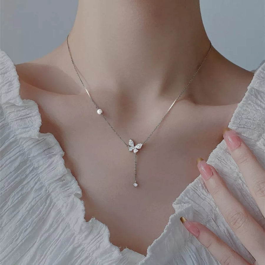 925 sterling silver,Zircon Care instructions: Avoid wearing during exercise, as necklace in Silver with straight silhouette