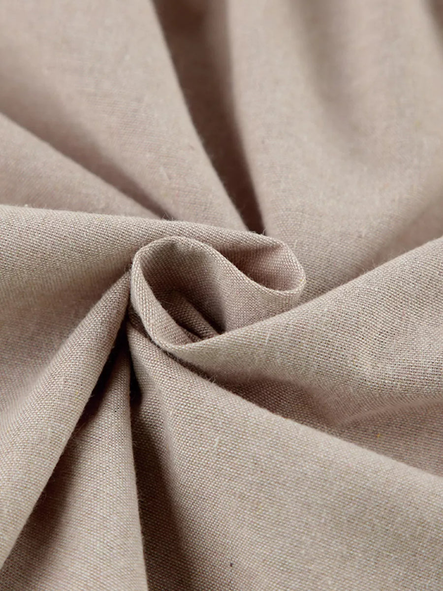 100% cotton Care instructions: Machine wash cold mini dress in light beige with fit-and-flare silhouette