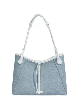 Casual Contrast Trim Shoulder Bag option 6