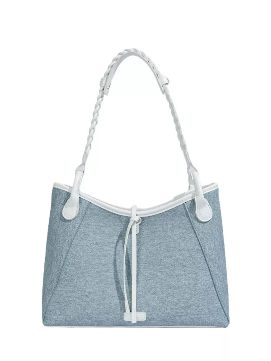 Casual Contrast Trim Shoulder Bag option 6