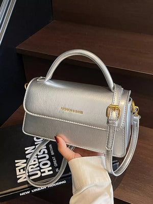 Top Handle Flap Mini Crossbody Bag option 9