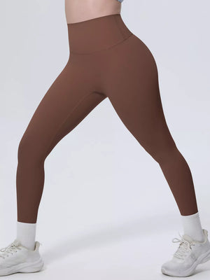 High-waisted Seamless Active Leggings in French Blue with buttery-soft