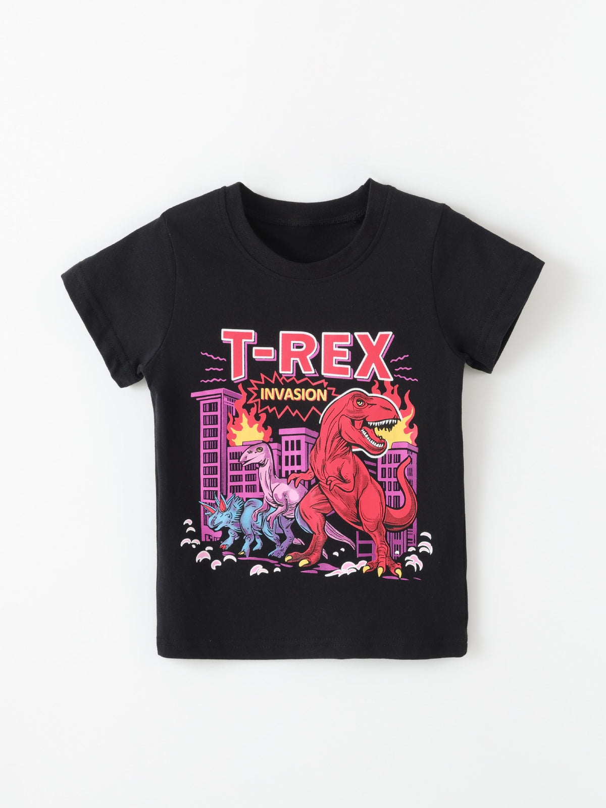 Children's T-rex Invasion Graphic T-shirt