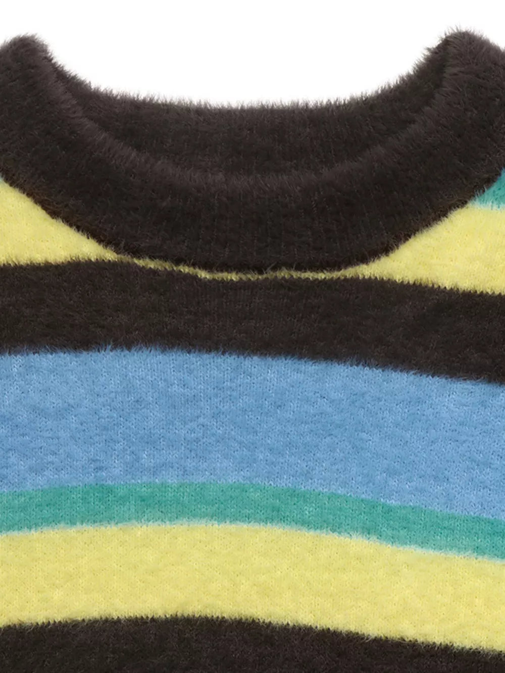 pullover sweater featuring striped in Blue with 100% polyamide Care instructions: Machine wash cold texture