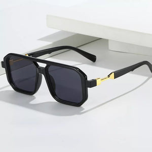 Dark Gray sunglasses with none and none