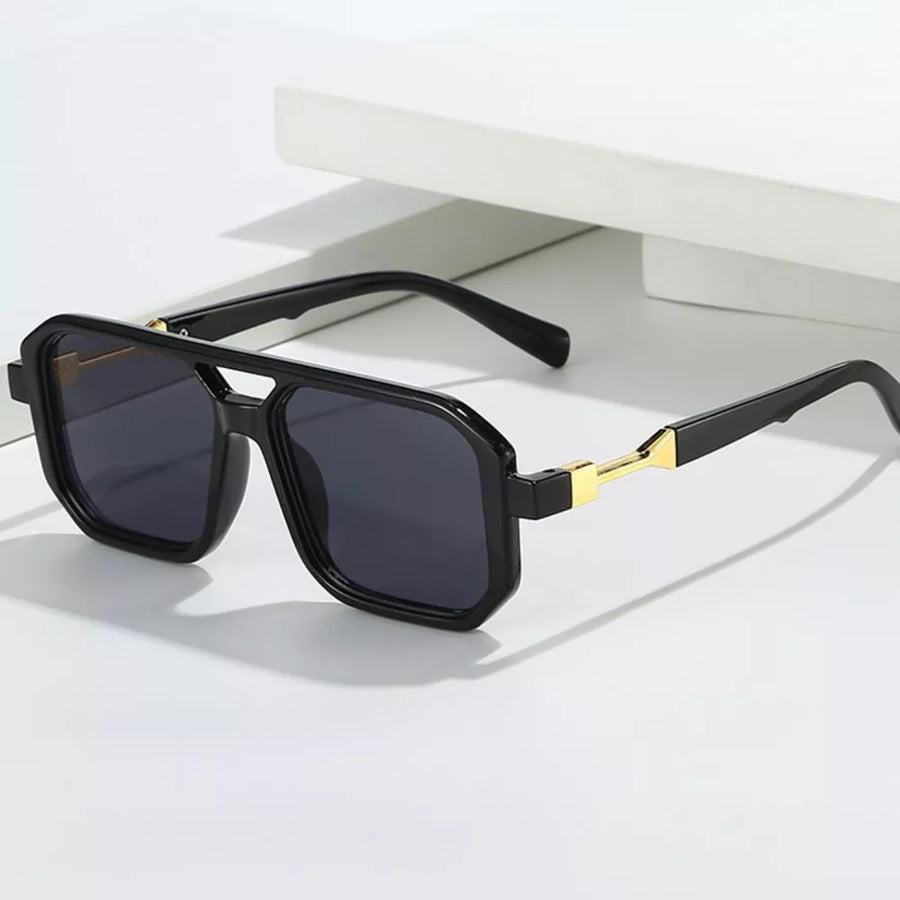 Dark Gray sunglasses with none and none