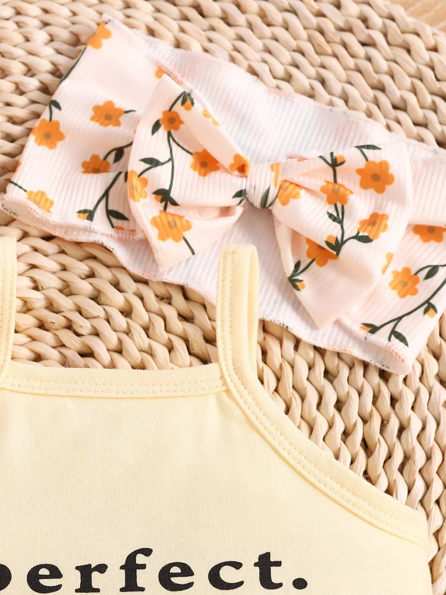Children's Letter Cami And Shorts Set option 4