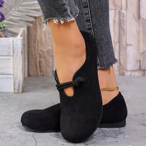 Polyester,Rubber Imported Size &amp slip-ons in Black with flat silhouette