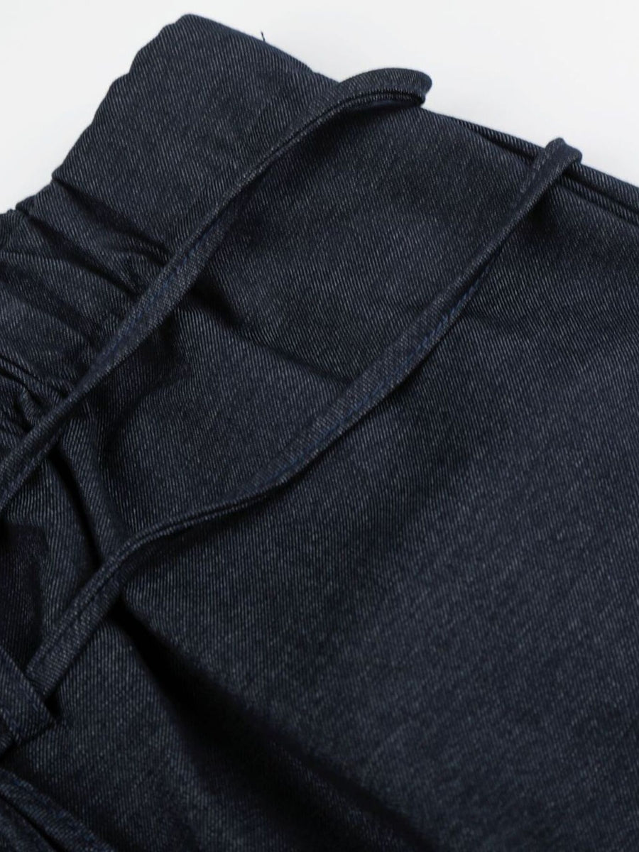 95%polyester,5%spandex Care instructions: Machine wash cold wide-leg pants in Blue with loose silhouette