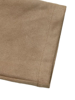 jacket in Khaki with buttoned and cropped