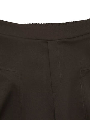 Coffee Brown wide-leg pants