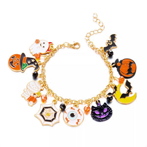 white bracelet with adjustable and lobster clasp