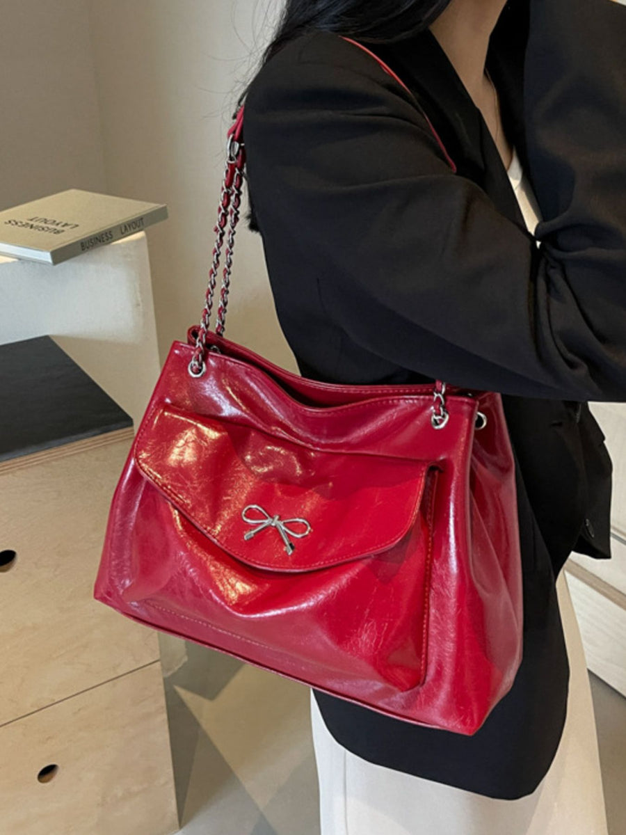 Black shoulder bag