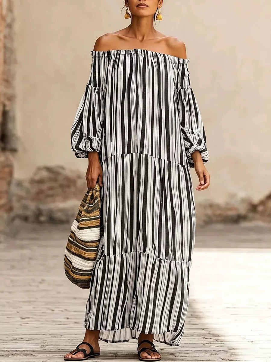 Lime maxi dress with maxi and pullover