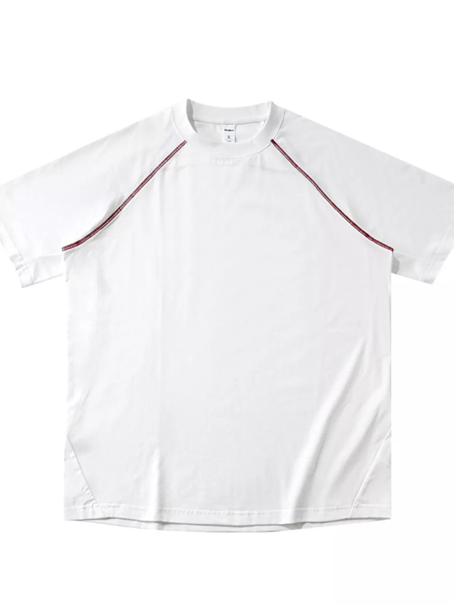 Black Men S Round Neck Short Sleeve T-shirt