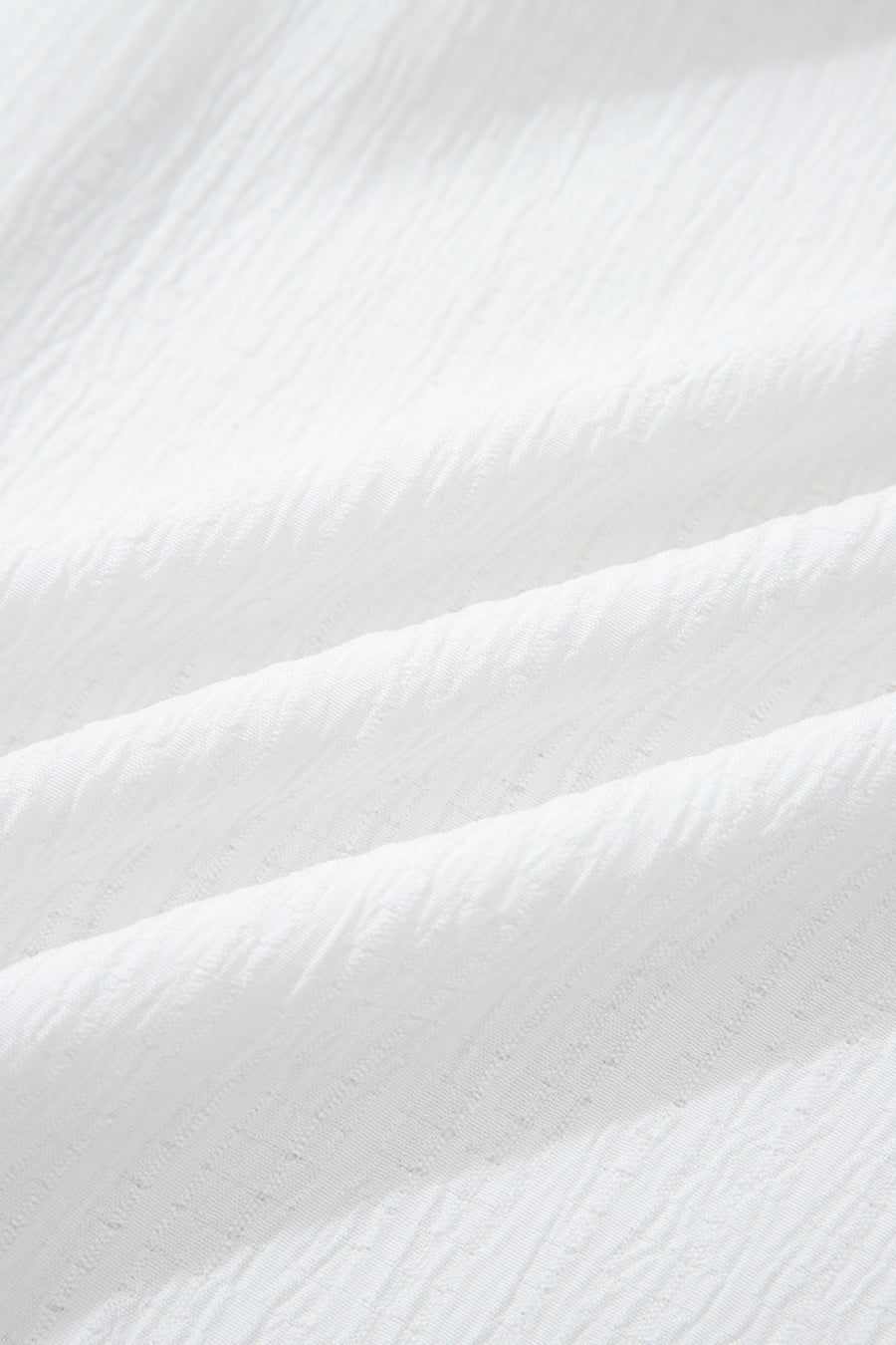 Crinkled Texture Lantern Sleeve Shirt in this colorway