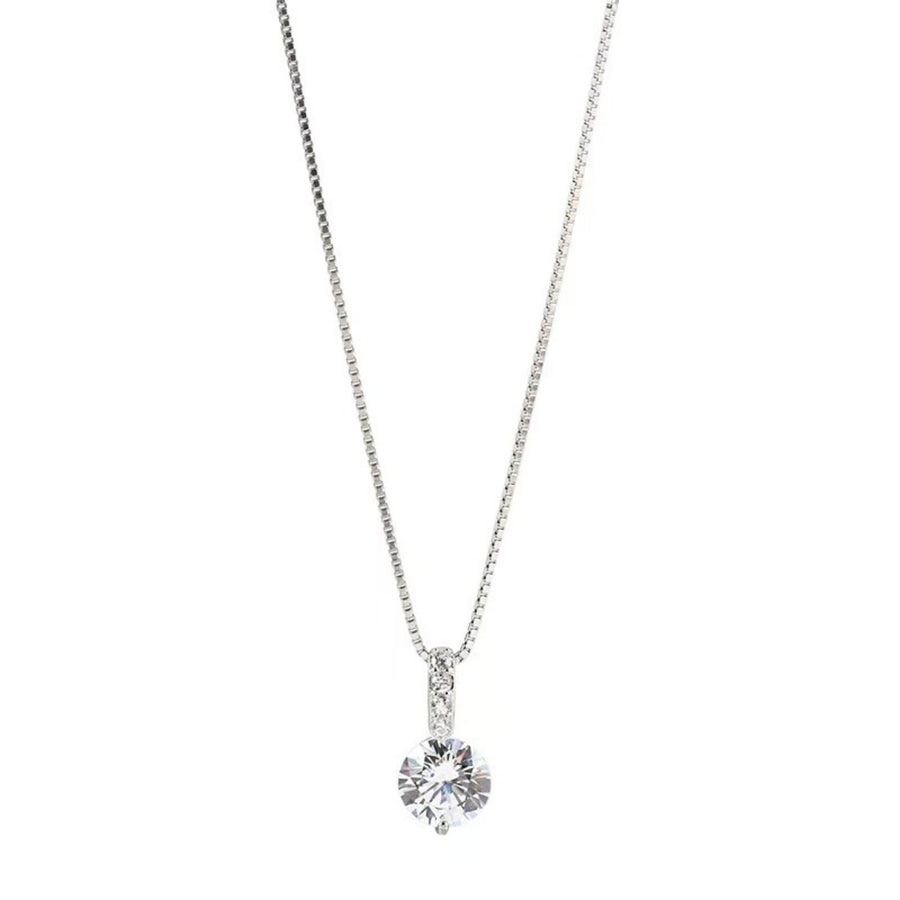 silver necklace with 15.7 inches and clasp