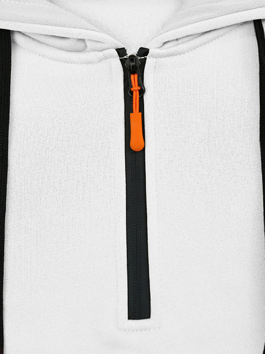 Camel lounge set with full-length and half-zip