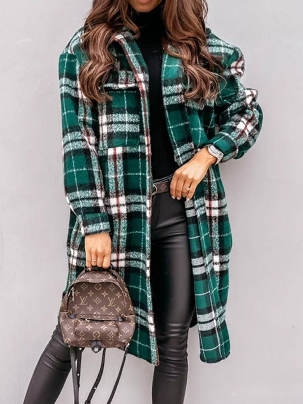 tan relaxed overcoat with collared