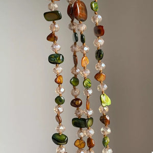 Glass,Shell Care instructions: While wearing the pearl jewelry, avoid exposure t necklace in light pink with straight