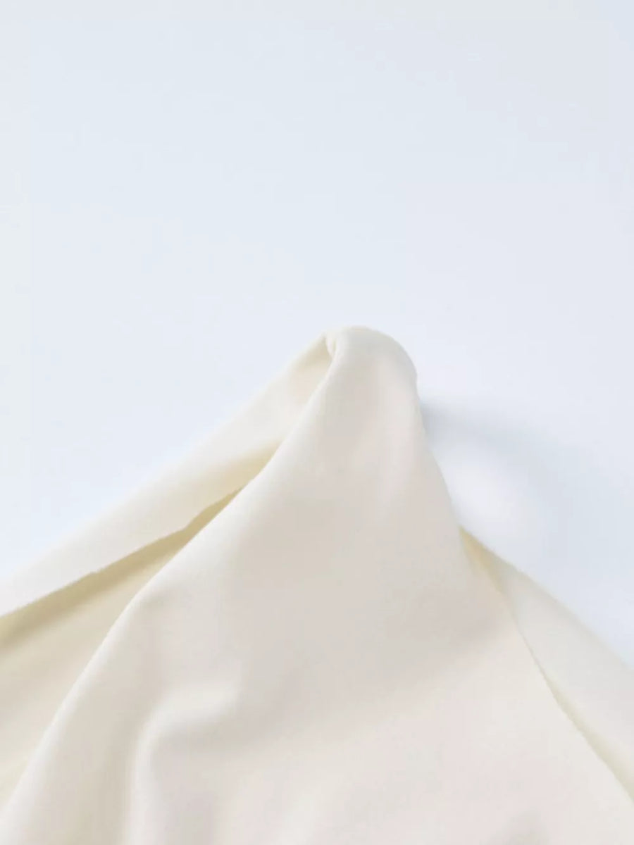 Apricot Asymmetrical Draped Maxi Dress For Elegance