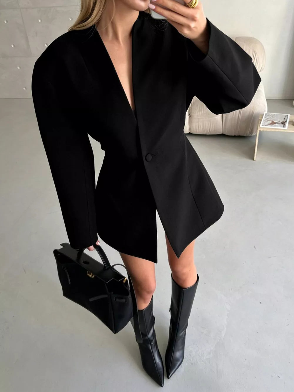 white blazer