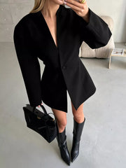 white blazer