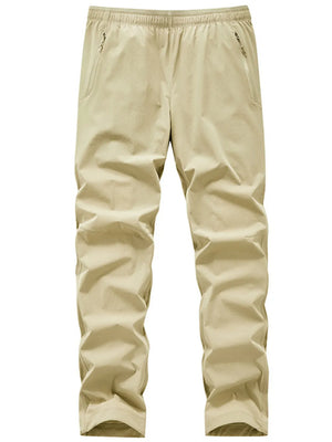 Khaki Men's Plus Size Lightweight Quick-dry Pants