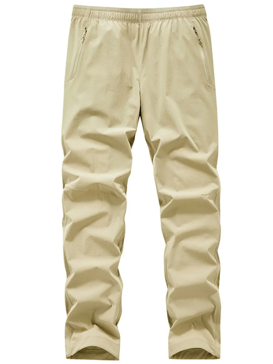 Khaki Men's Plus Size Lightweight Quick-dry Pants