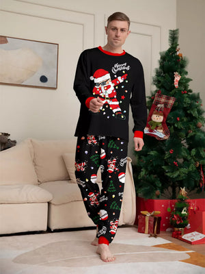 holiday pajama set in Dad with crew neck