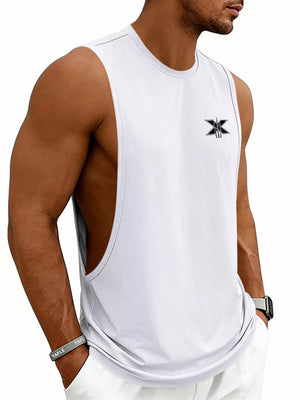 Men's Full Size Round Neck Tank Plus Size in Sage, view 20