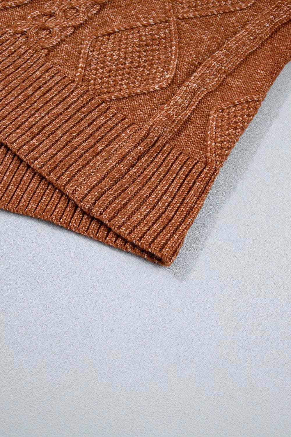 rust sweater dress